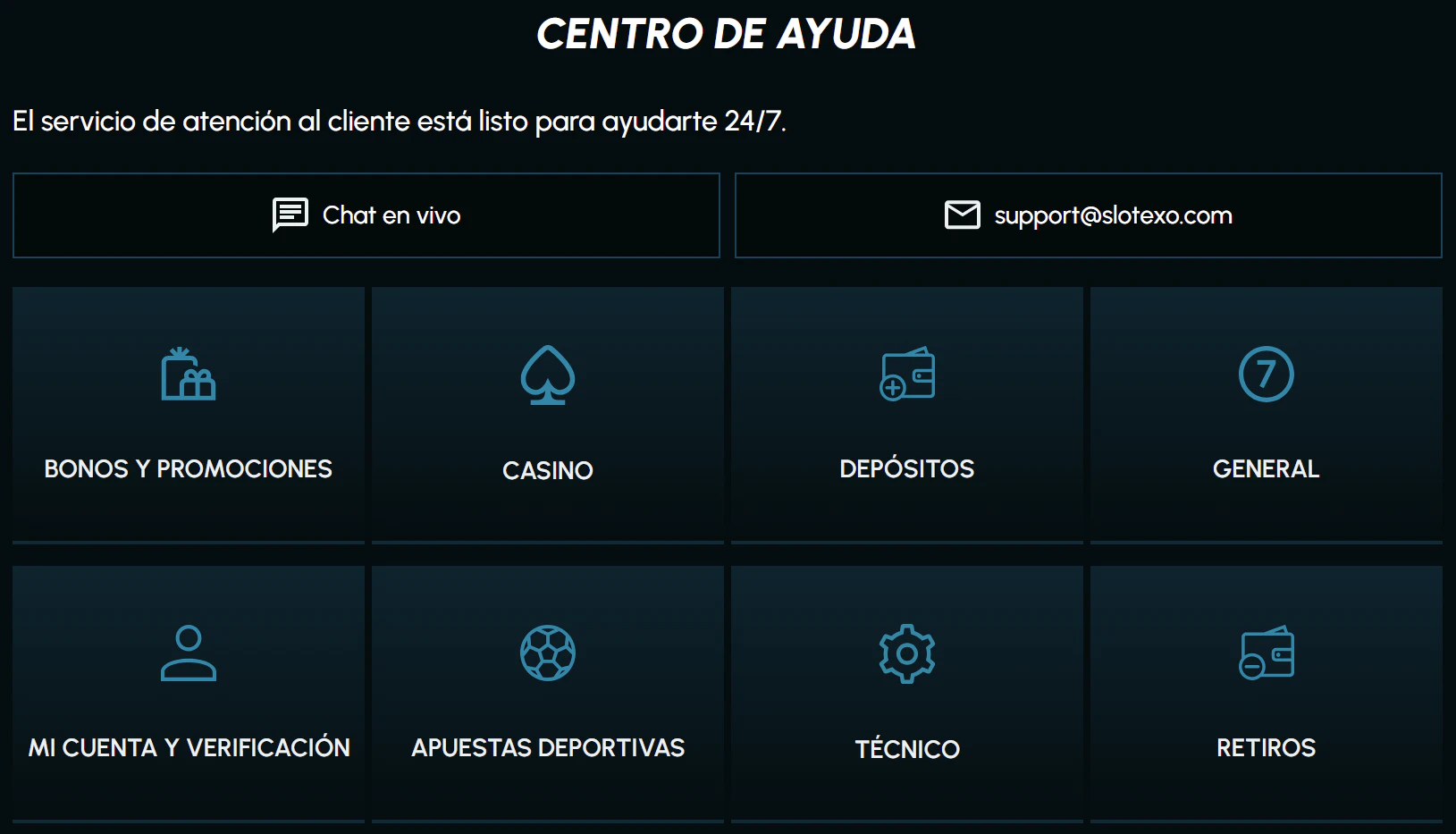 Atención al cliente