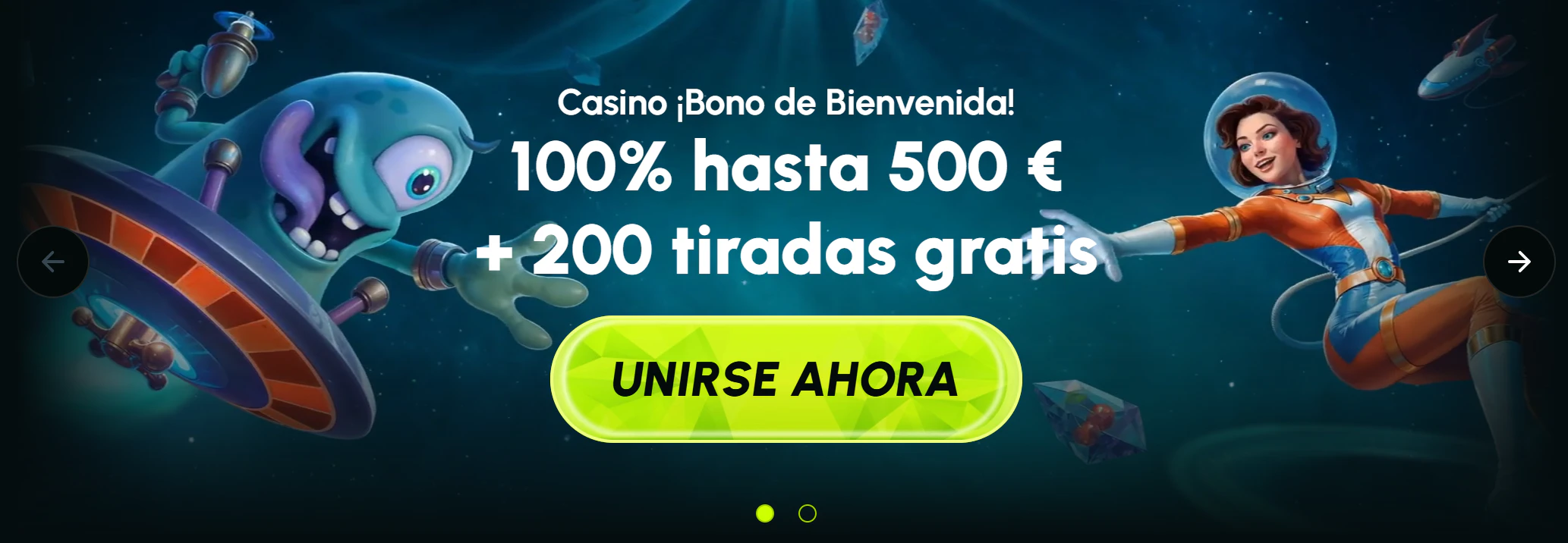 Bono de Bienvenida de Slotexo